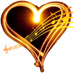 romantic music radio android application logo